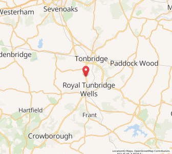 Map of Southborough, EnglandEngland