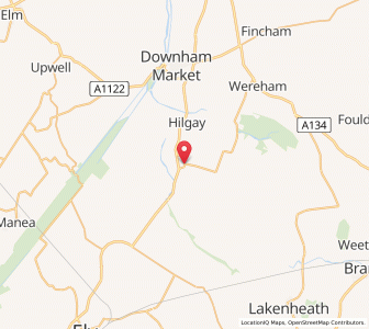 Map of Southery, EnglandEngland