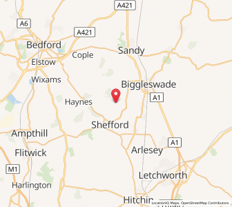 Map of Southill, EnglandEngland