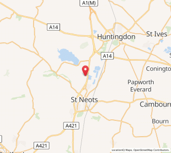 Map of Southoe, EnglandEngland