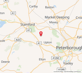 Map of Southorpe, EnglandEngland