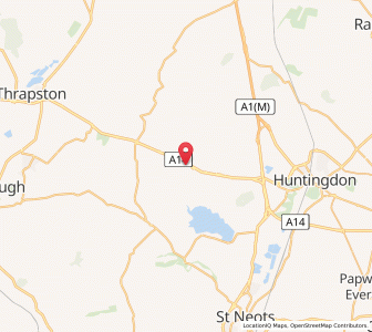 Map of Spaldwick, EnglandEngland