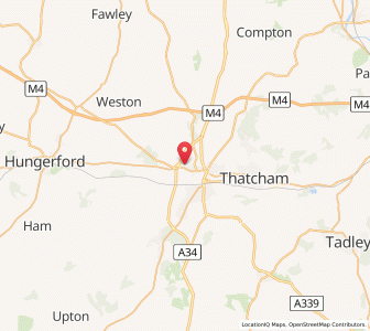 Map of Speen, EnglandEngland