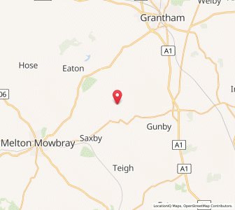 Map of Sproxton, EnglandEngland