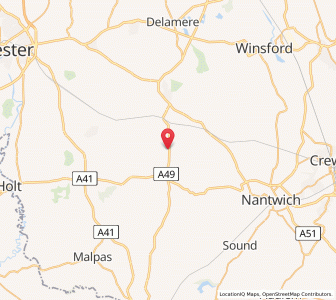 Map of Spurstow, EnglandEngland