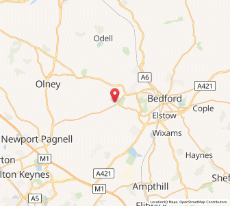 Map of Stagsden, EnglandEngland