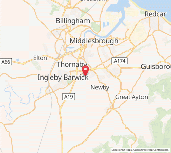 Map of Stainton, EnglandEngland