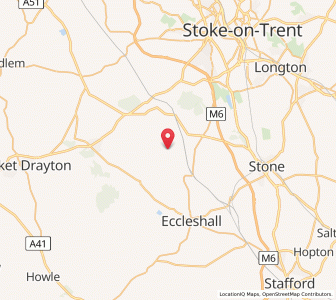 Map of Standon, EnglandEngland
