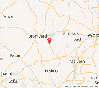 Map of Stanford Bishop, EnglandEngland