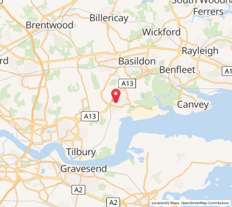 Map of Stanford-le-Hope, EnglandEngland