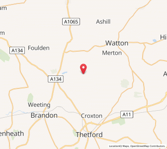 Map of Stanford, EnglandEngland