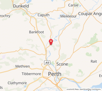 Map of Stanley, ScotlandScotland