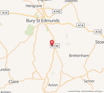 Map of Stanningfield, EnglandEngland