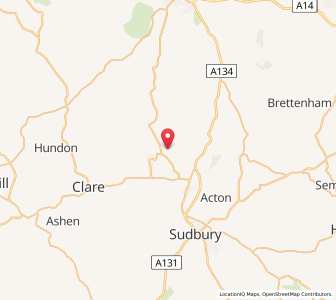 Map of Stanstead, EnglandEngland