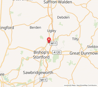 Map of Stansted, EnglandEngland