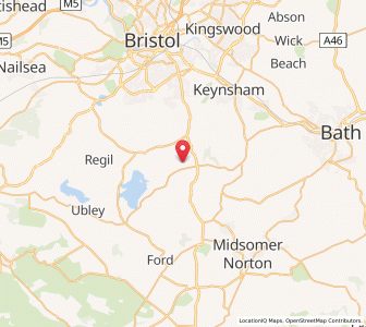 Map of Stanton Wick, EnglandEngland