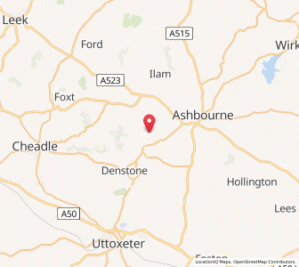 Map of Stanton, EnglandEngland