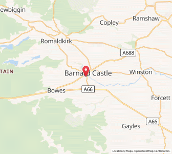 Map of Startforth, EnglandEngland