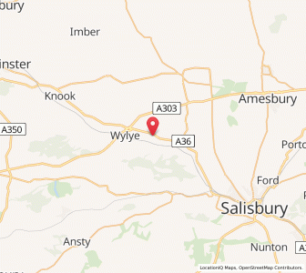 Map of Steeple Langford, EnglandEngland