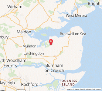 Map of Steeple, EnglandEngland