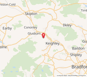 Map of Steeton, EnglandEngland