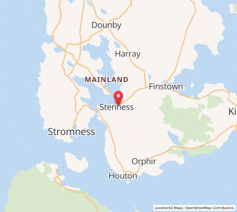 Map of Stenness, ScotlandScotland