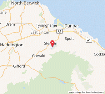 Map of Stenton, ScotlandScotland