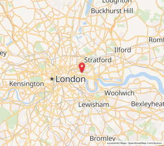 Map of Stepney, EnglandEngland