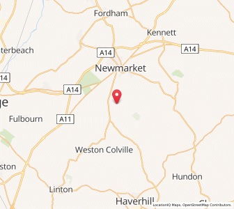 Map of Stetchworth, EnglandEngland