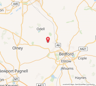 Map of Stevington, EnglandEngland