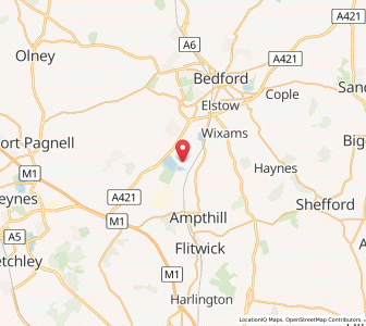 Map of Stewartby, EnglandEngland