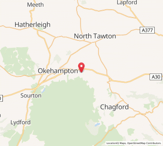 Map of Sticklepath, EnglandEngland