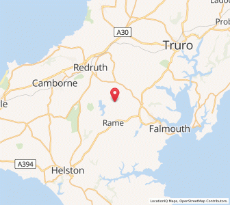 Map of Stithians, EnglandEngland