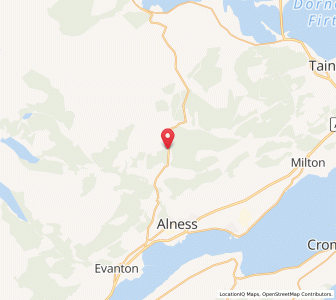 Map of Stittenham, ScotlandScotland