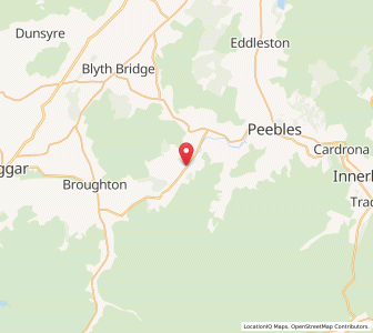 Map of Stobo, ScotlandScotland