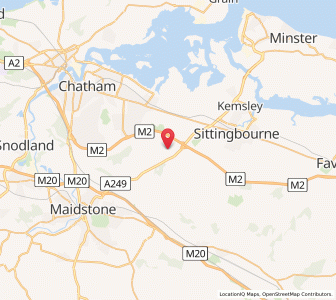Map of Stockbury, EnglandEngland