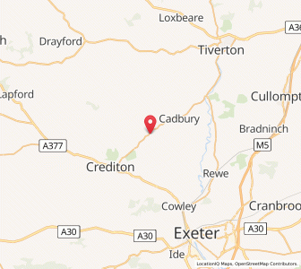 Map of Stockleigh Pomeroy, EnglandEngland