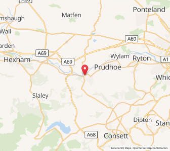 Map of Stocksfield, EnglandEngland