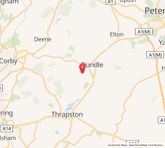 Map of Stoke Doyle, EnglandEngland