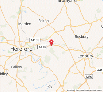 Map of Stoke Edith, EnglandEngland