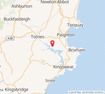 Map of Stoke Gabriel, EnglandEngland