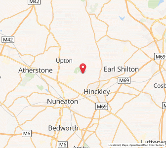 Map of Stoke Golding, EnglandEngland