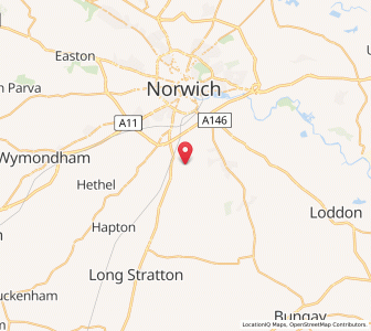 Map of Stoke Holy Cross, EnglandEngland