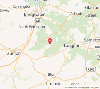 Map of Stoke Saint Gregory, EnglandEngland
