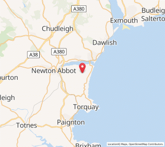 Map of Stokeinteignhead, EnglandEngland