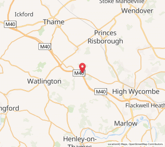 Map of Stokenchurch, EnglandEngland