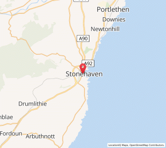 Map of Stonehaven, ScotlandScotland