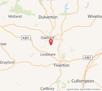 Map of Stoodleigh, EnglandEngland