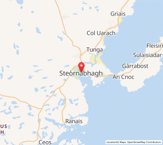 Map of Stornoway, ScotlandScotland