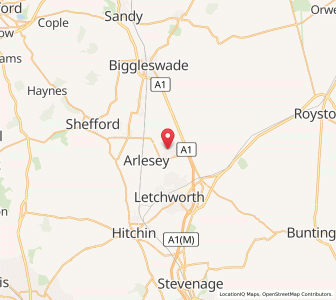 Map of Stotfold, EnglandEngland